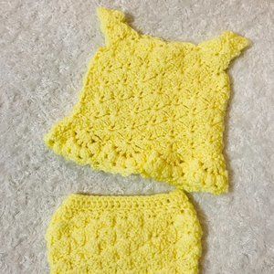 Sweet Baby Jane's Dress & Diaper Cover Set